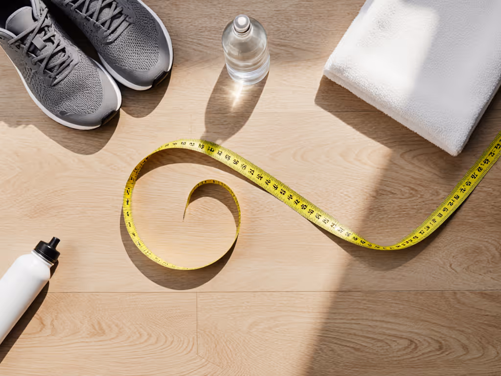 measuring elliptical stride length with tape measure