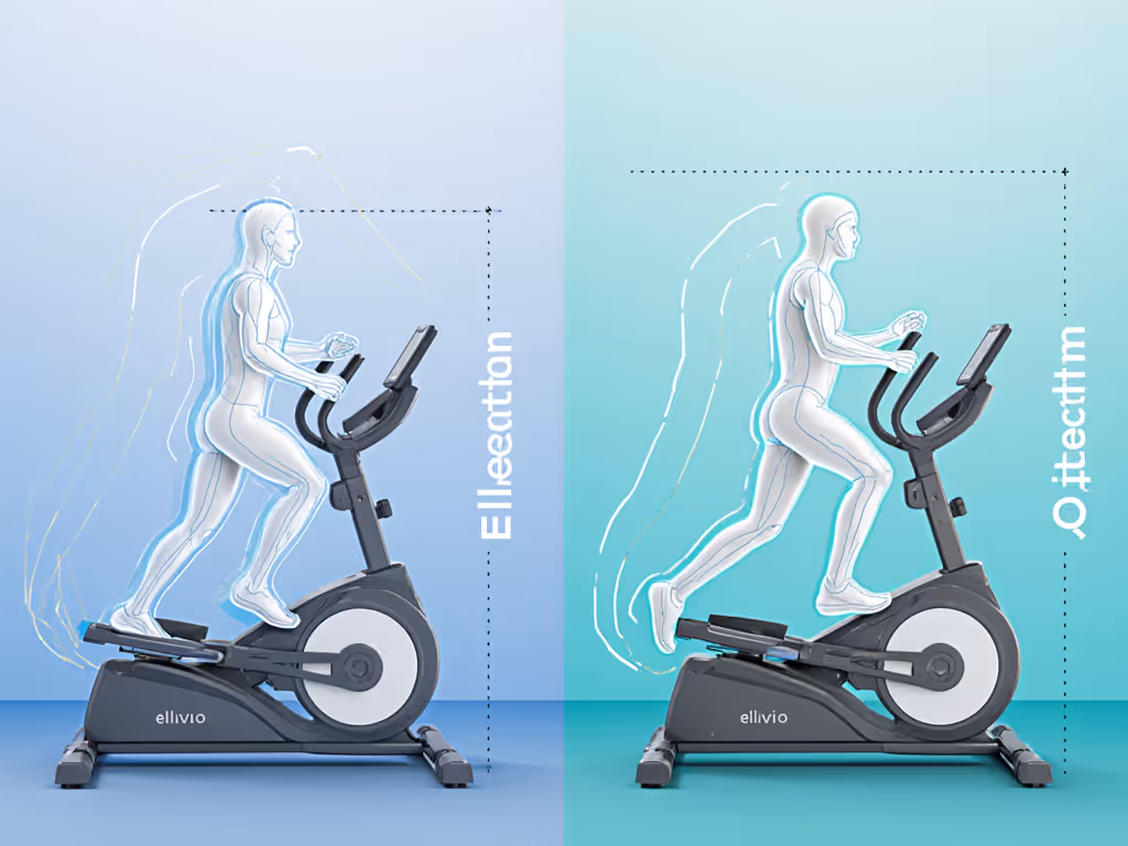 elliptical stride vs Q-factor comparison