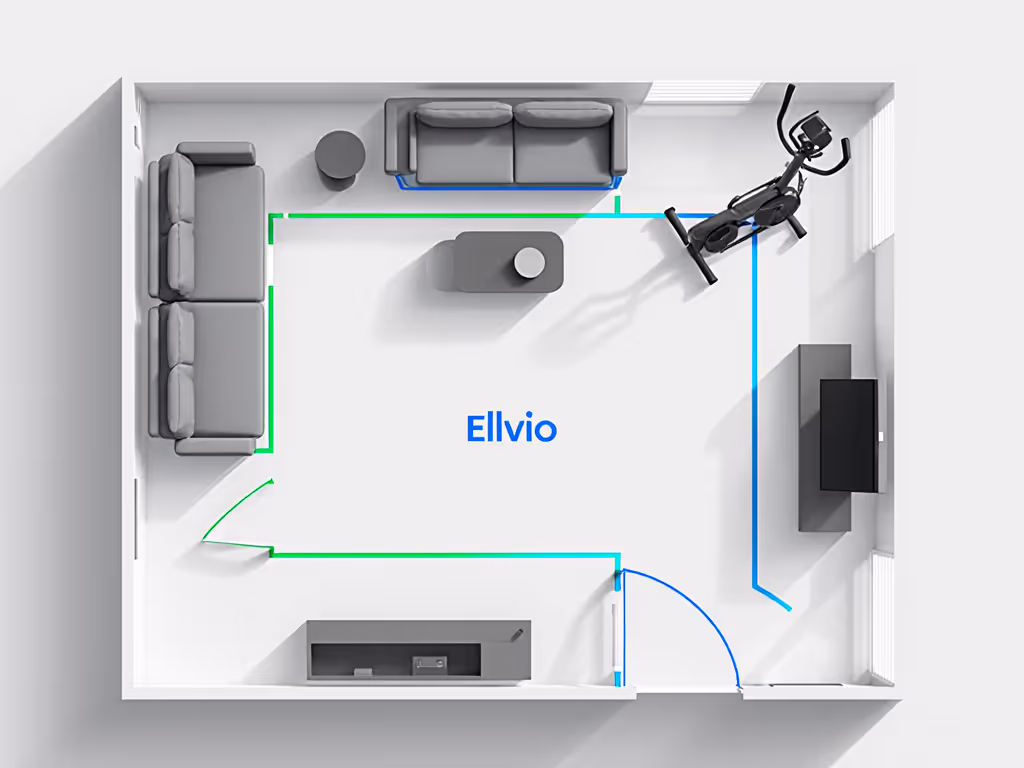 space planning for elliptical placement