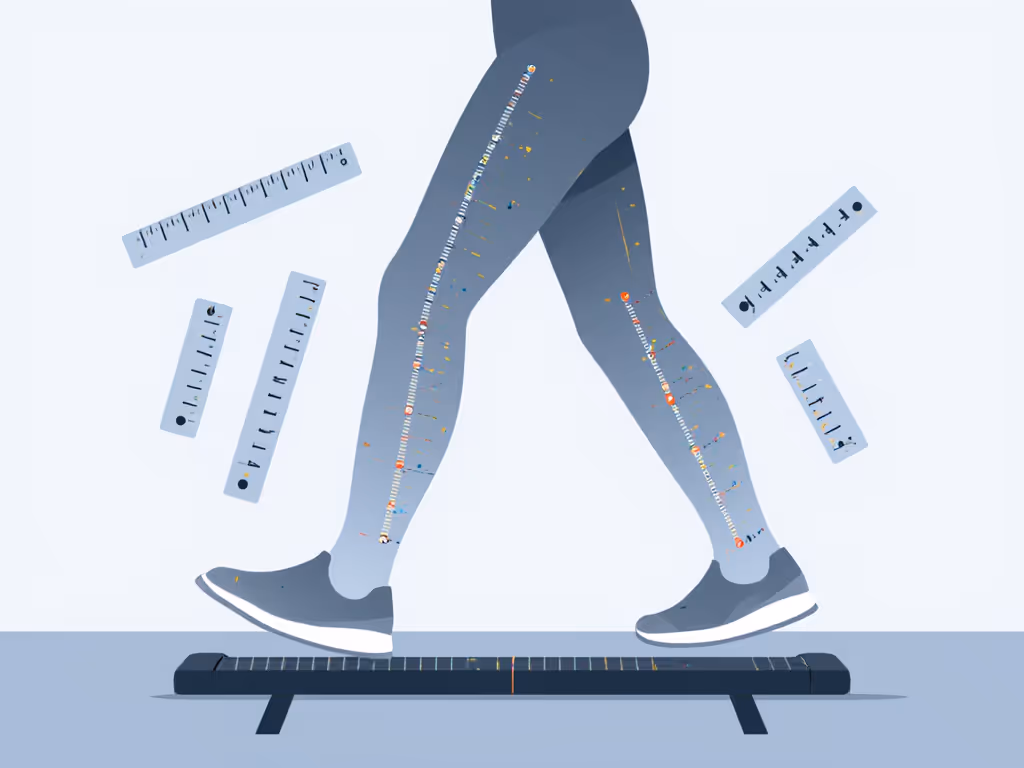 elliptical stride length measurement technique