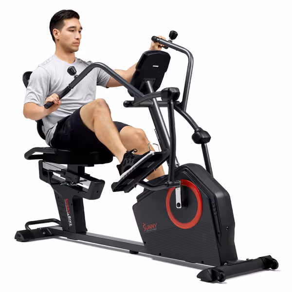 Sunny Health & Fitness Elite Recumbent Cross Trainer